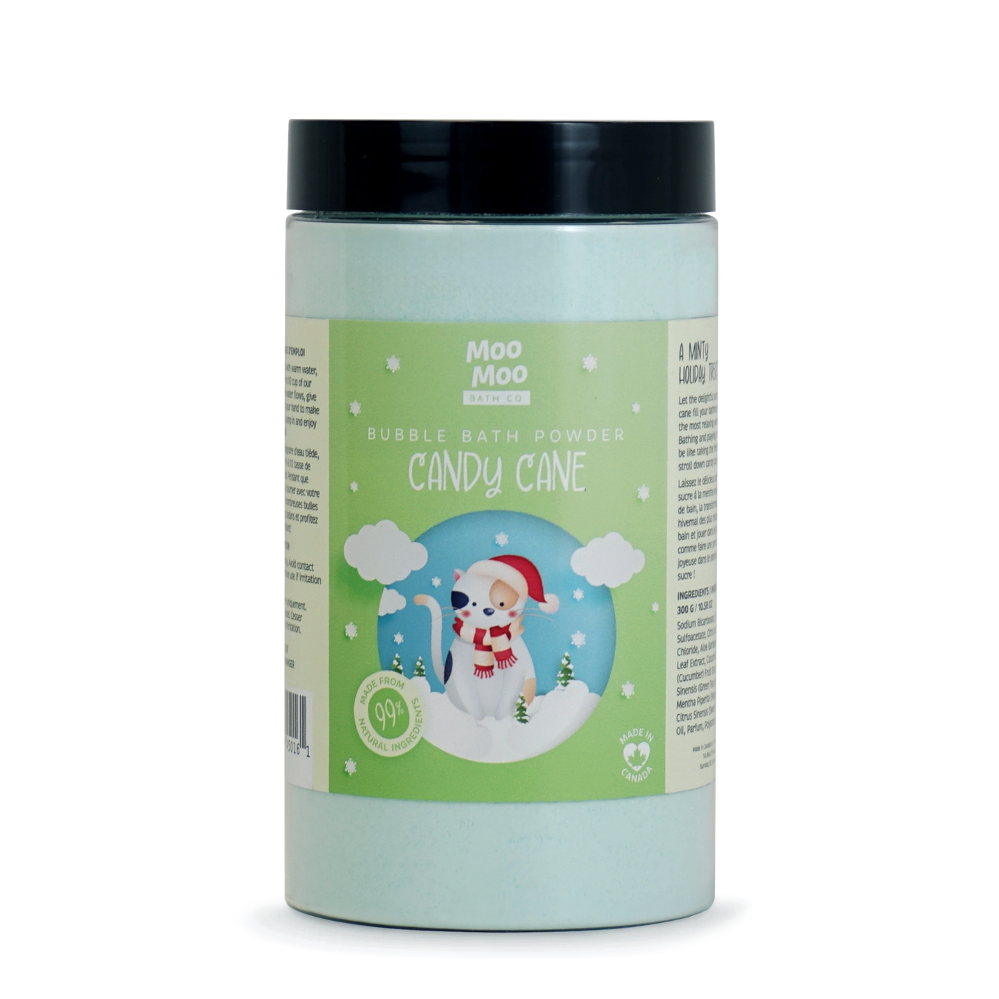 Candy Cane Bubble Bath Powder