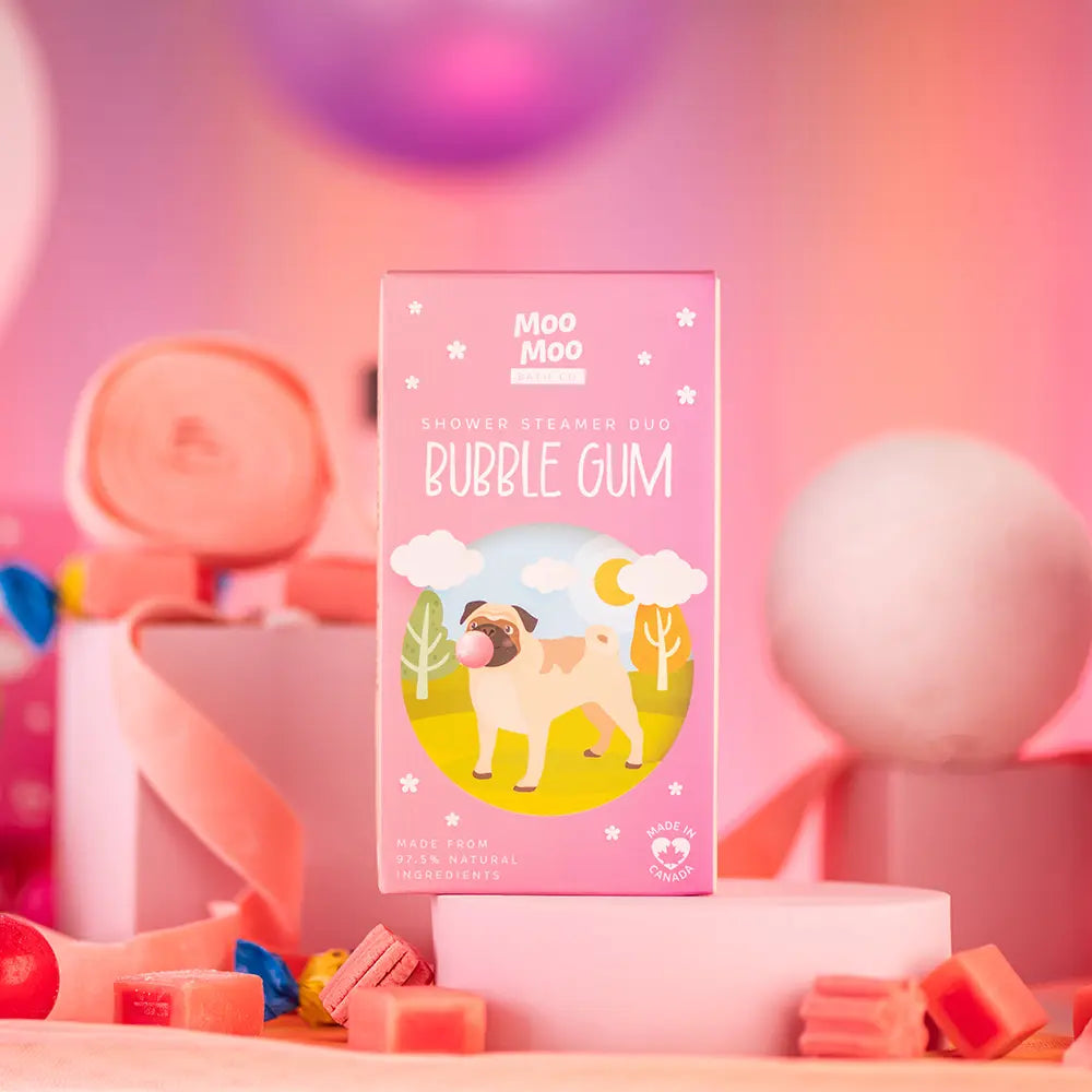 Bubble Gum Shower Steamer Duo