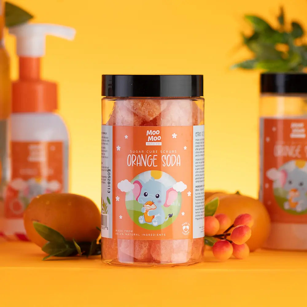 Orange Soda Sugar Cube Scrubs