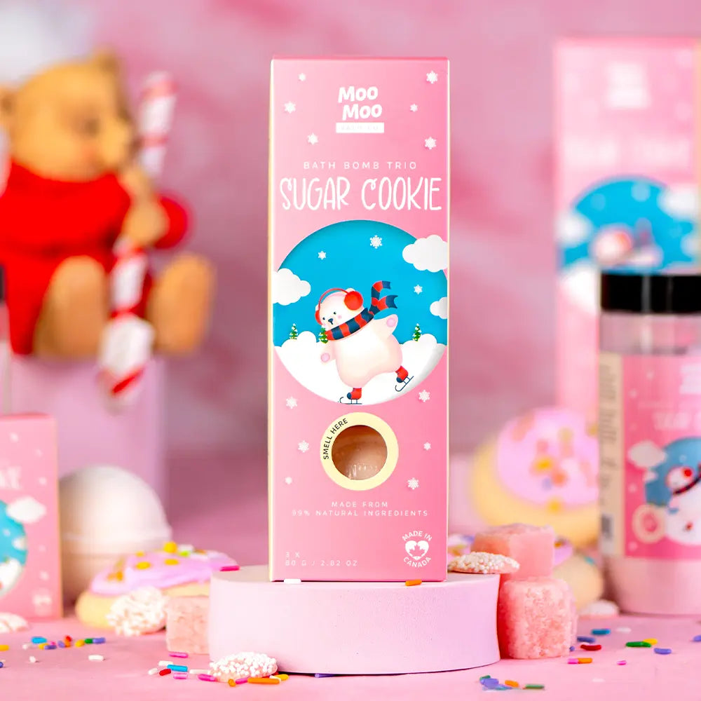 Sugar Cookie Bath Bomb Trio